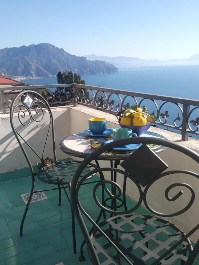 Casa Panoramica Villa Amalfi Bagian luar foto