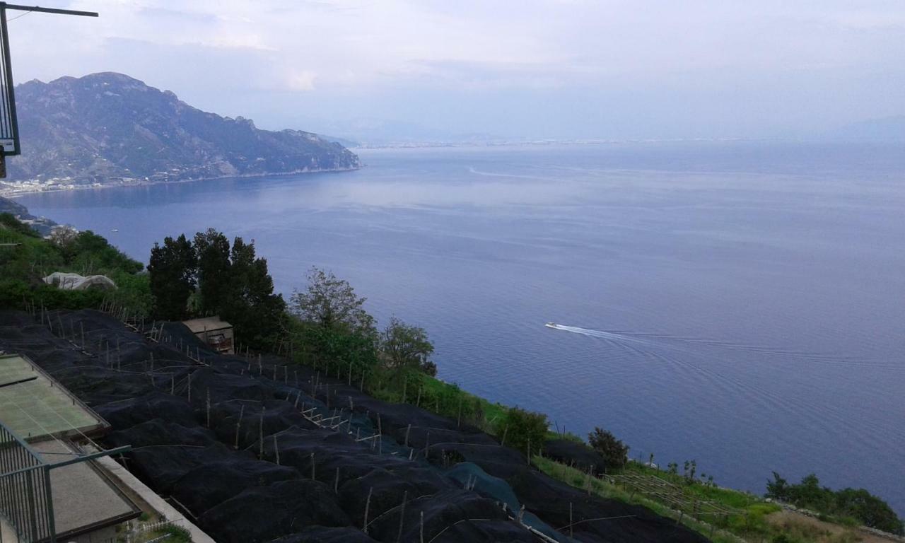 Casa Panoramica Villa Amalfi Bagian luar foto