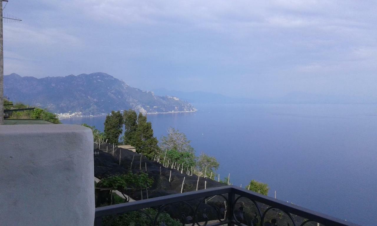 Casa Panoramica Villa Amalfi Bagian luar foto