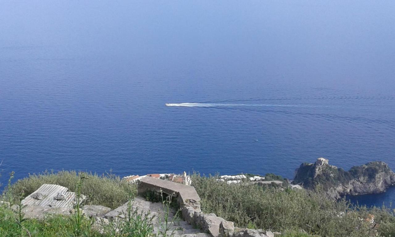 Casa Panoramica Villa Amalfi Bagian luar foto
