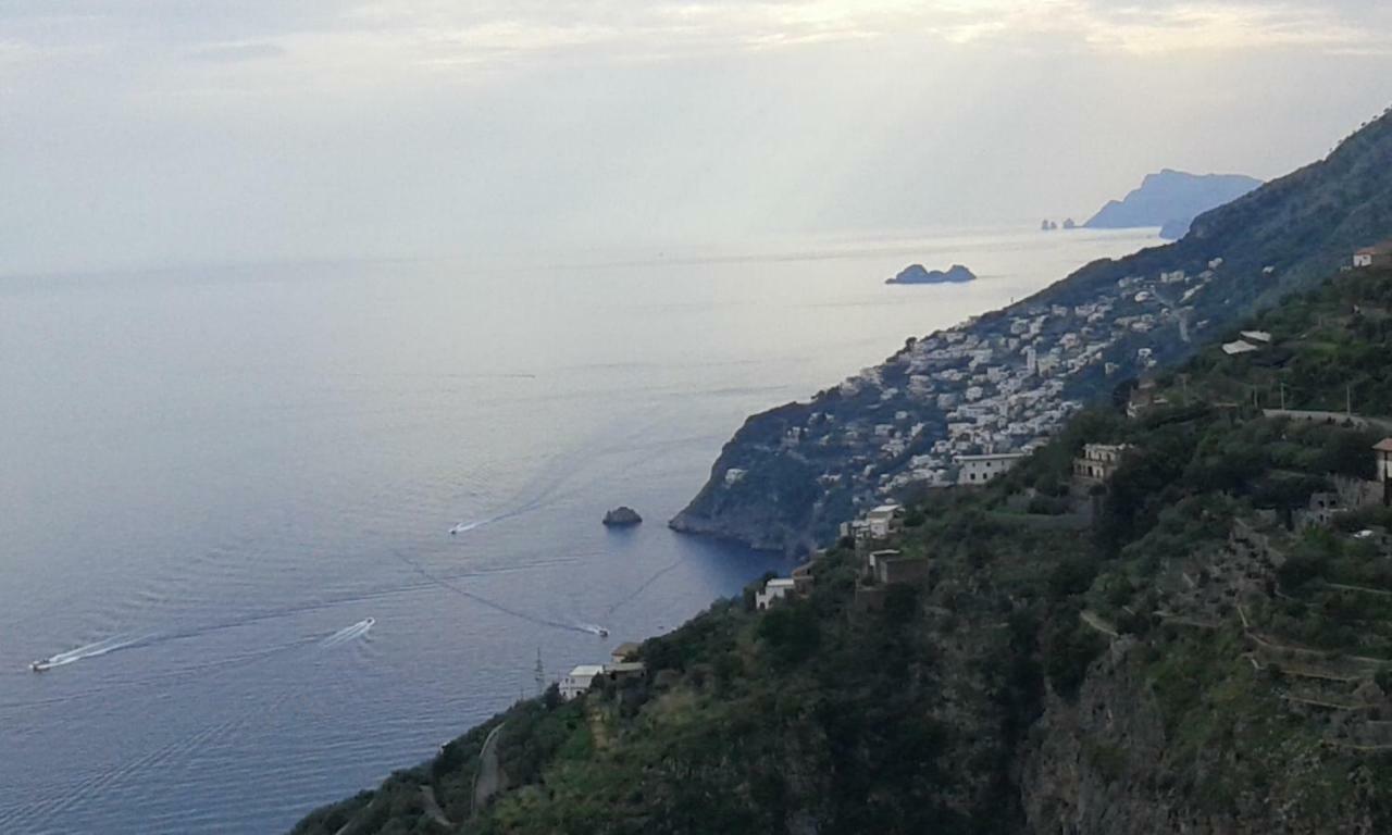 Casa Panoramica Villa Amalfi Bagian luar foto
