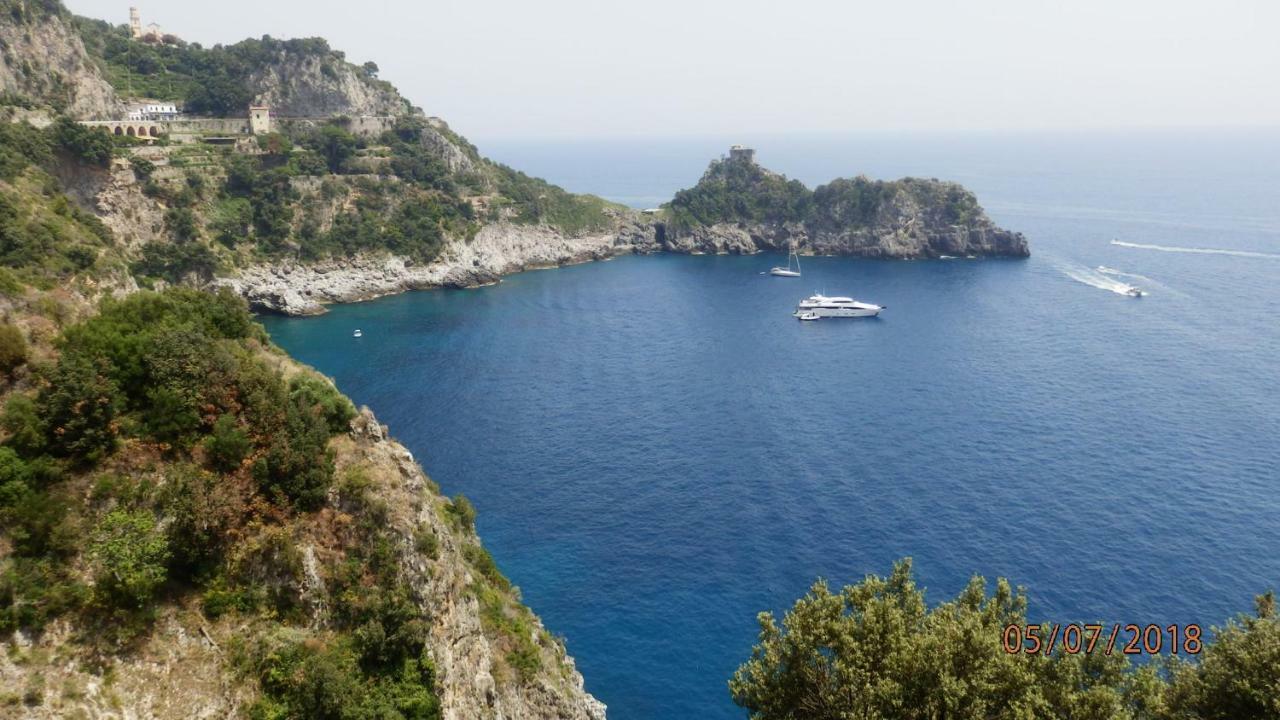 Casa Panoramica Villa Amalfi Bagian luar foto